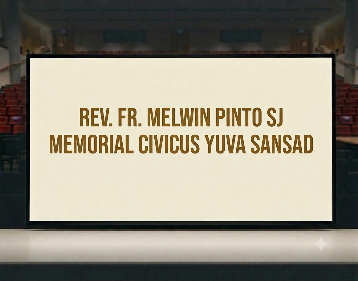 Rev. Fr. Melwin Pinto SJ Memorial CIVICUS YUVA SANSAD